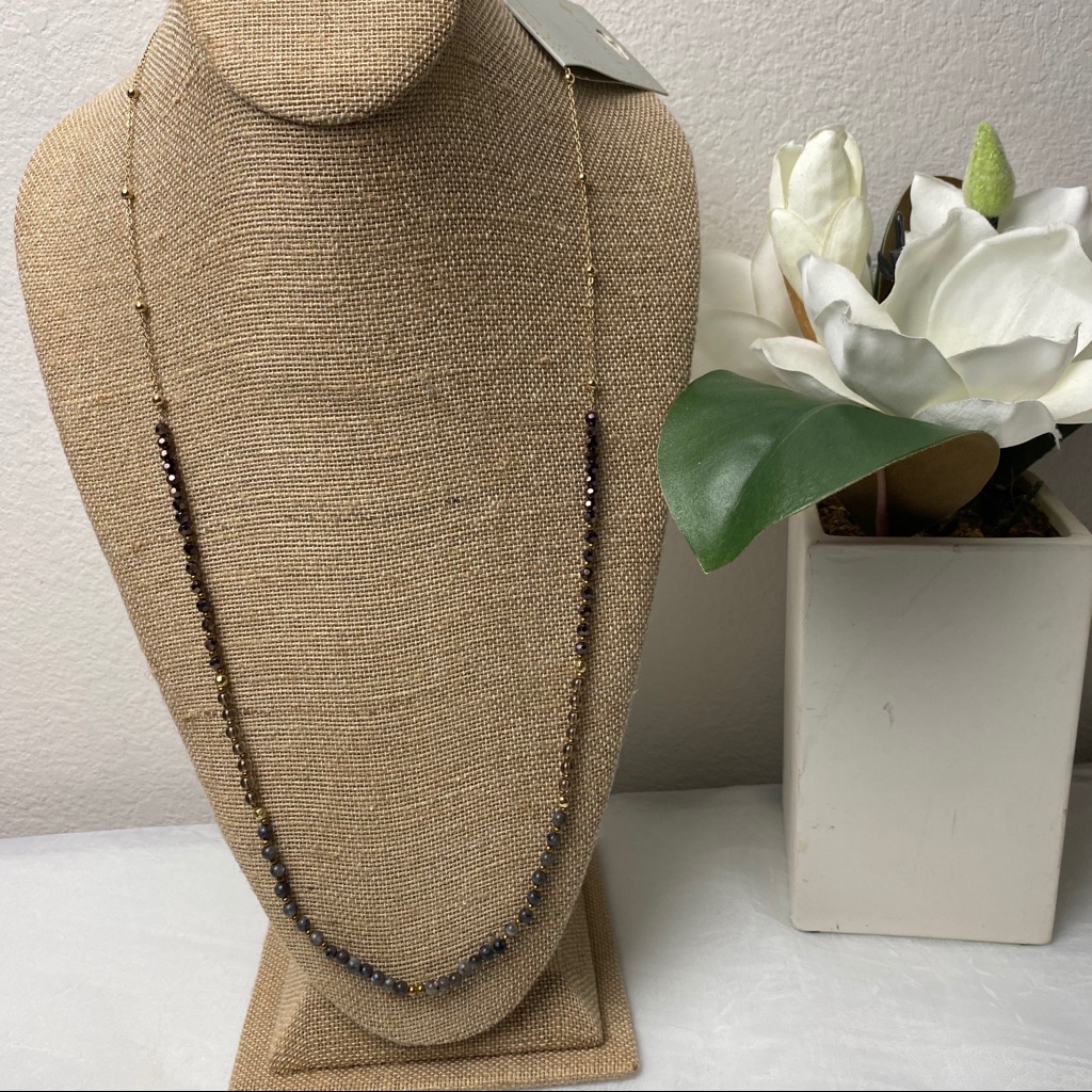 Panacea Lobster Clasp Beaded Necklace